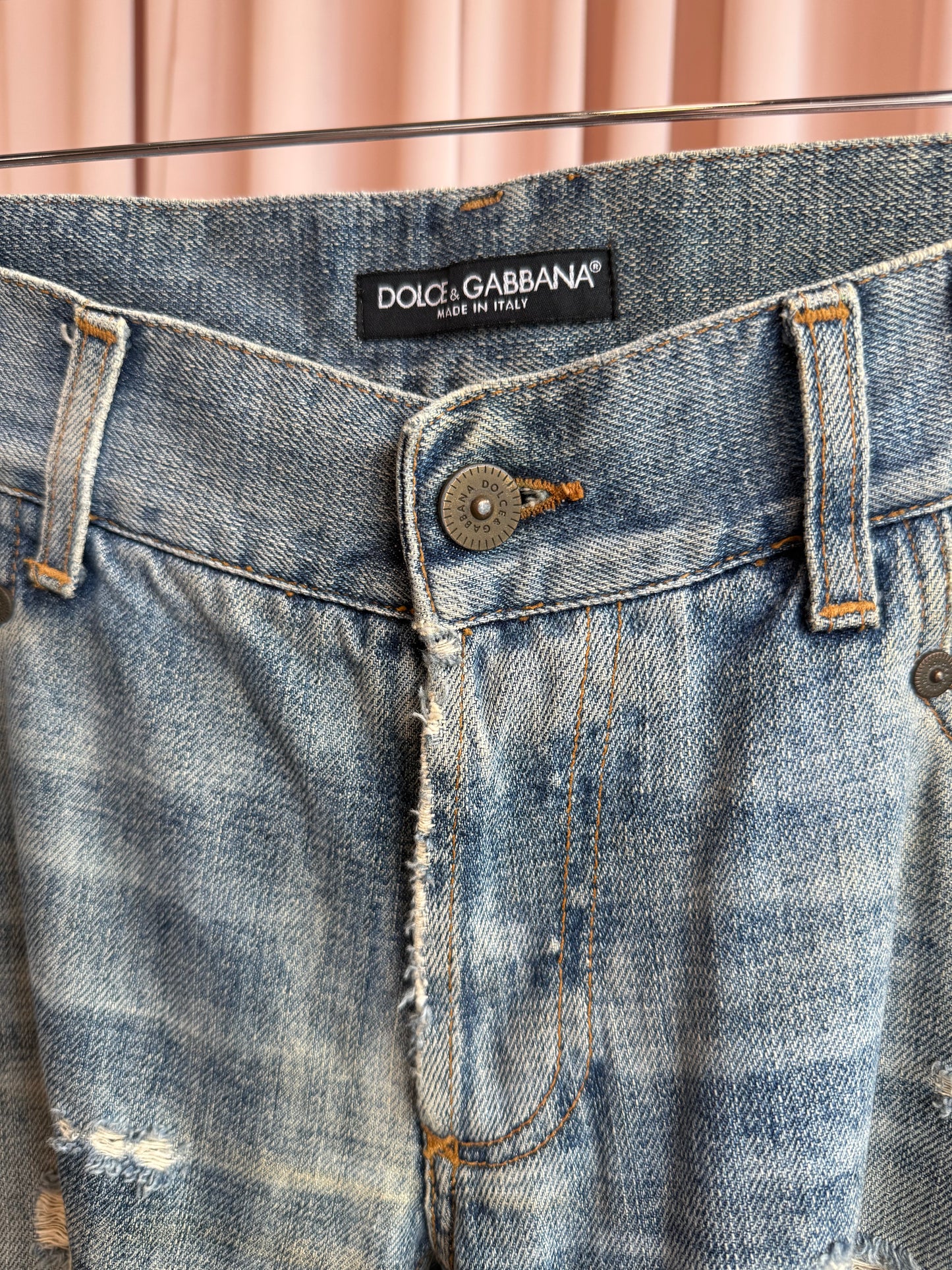 Dolce & Gabbana Ultra Distressed Baggy Denim