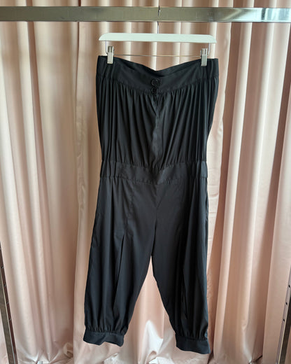 Anne Valerie Hash S/S 2008 Black Strapless Jumpsuit