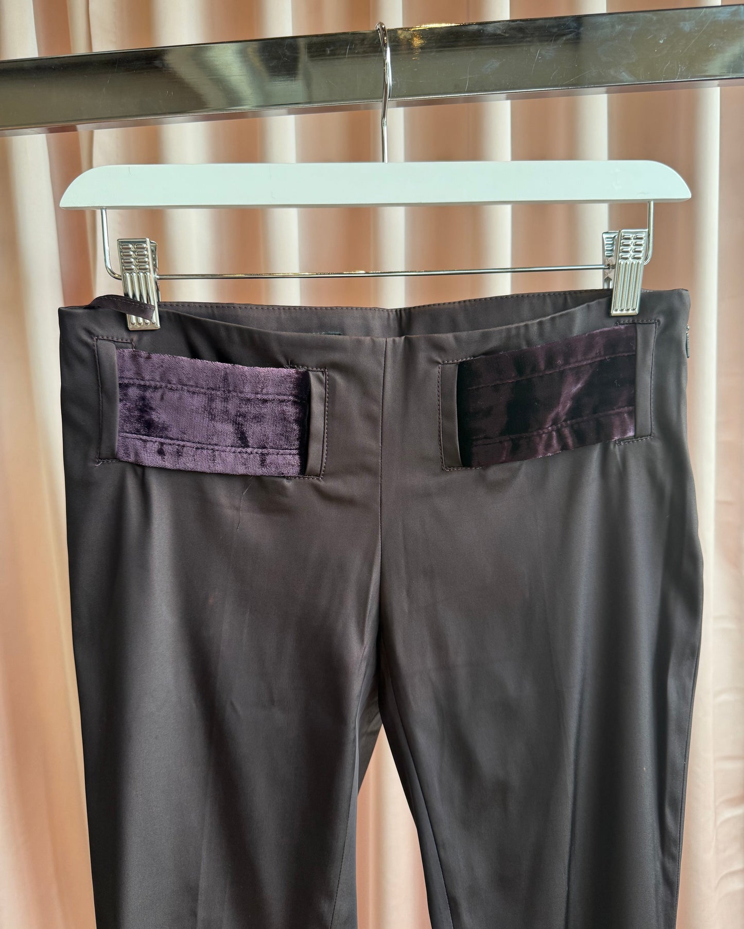 Gucci F/W 2004 by Tom Ford Eggplant Trousers