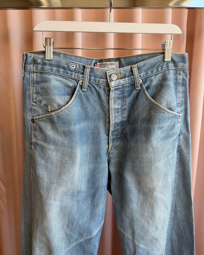 Levi's Engineered Jeans Relaxed Fit Faded Light Wash Denim