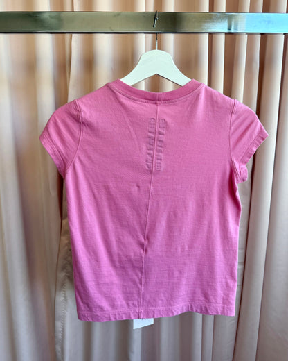 Rick Owens S/S 21 Phlegethon Pop Pink Short Sleeve T-Shirt