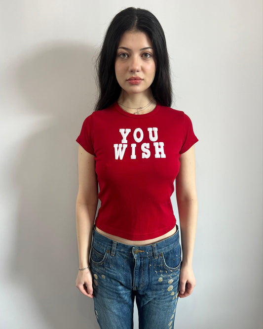 "You Wish" 2000's Baby Tee