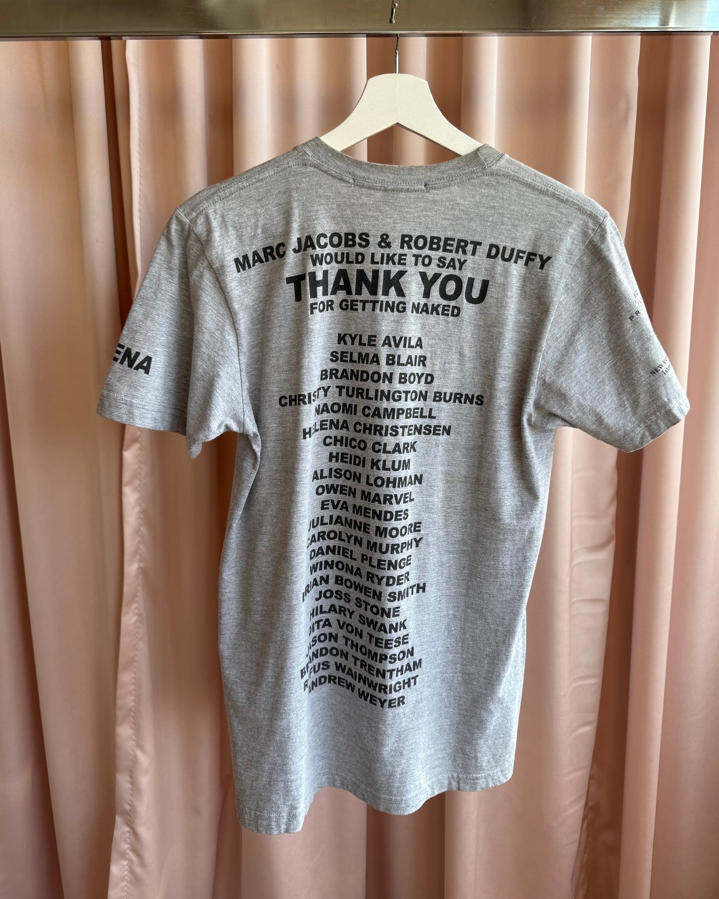 Marc Jacobs "Protect The Skin You're In" Helena Christensen T-Shirt