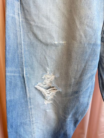 Levi's Engineered Jeans Vintage Distressed Light Wash Denim (34 x 34)