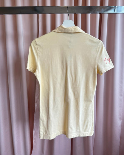 Dsquared² 2000's Baby Yellow Short Sleeve Polo Shirt