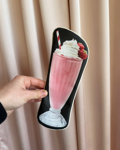 Undercover S/S 2020 Strawberry Milkshake Faux Leather Pouch Case