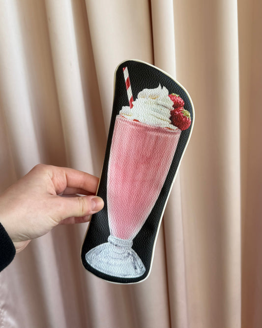 Undercover S/S 2020 Strawberry Milkshake Faux Leather Pouch Case