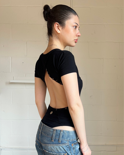 Dirk Bikkembergs Open Back Bodysuit