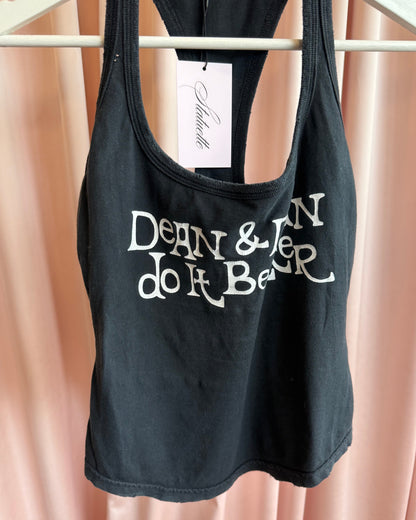 Dsquared² S/S 2005 "Dean & Dan Do It Better" Graphic Black Tank Top