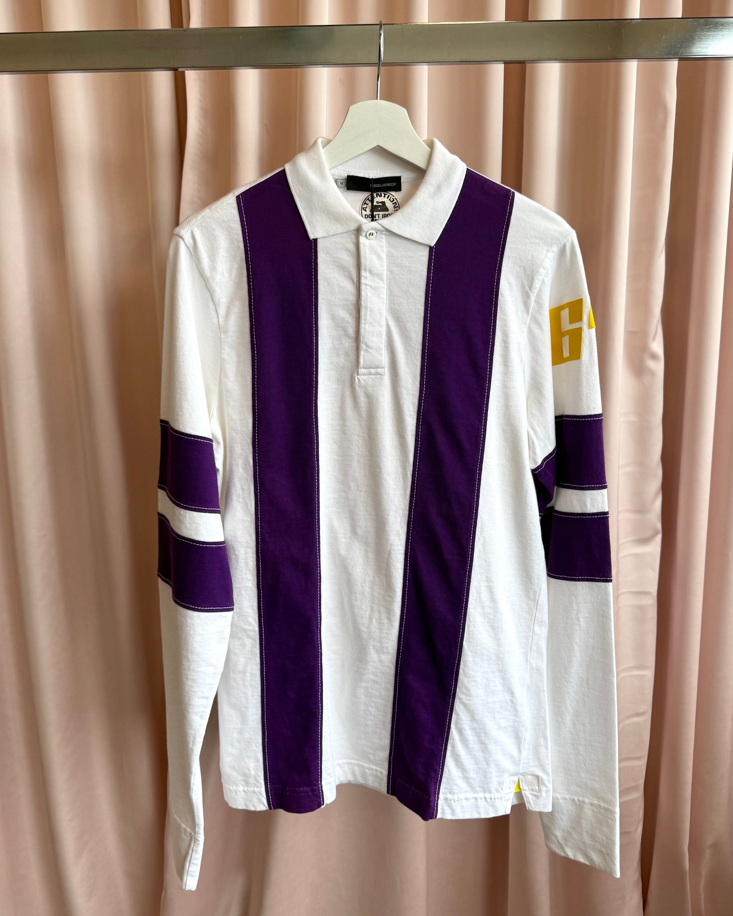 Dsquared² S/S 2008 "Fuel Injection" Long Sleeve Rugby Shirt