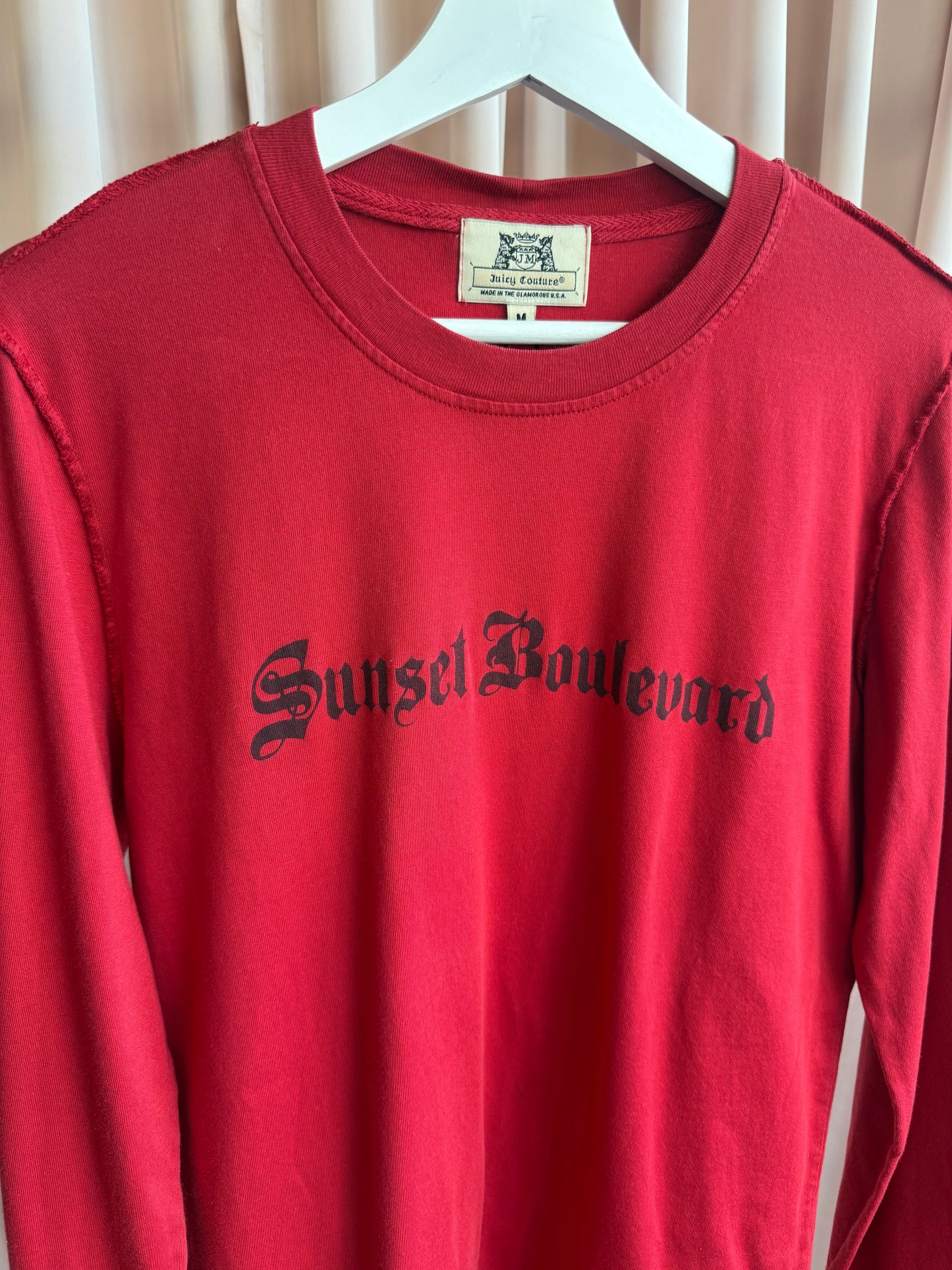 Juicy Couture Men's "Sunset Boulevard" Long Sleeve T-Shirt