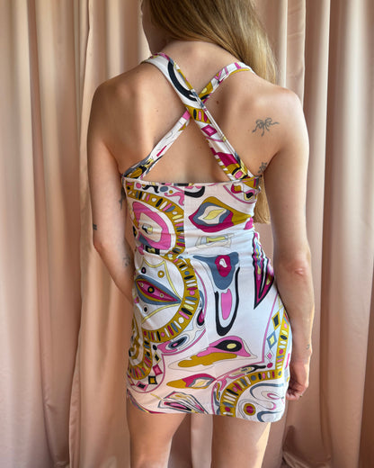 Emilio Pucci 2000’s Era Printed Mini Dress