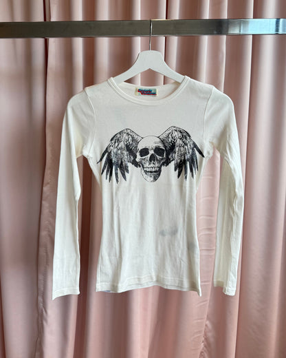Hysteric Glamour Skull & Wings Long Sleeve Top