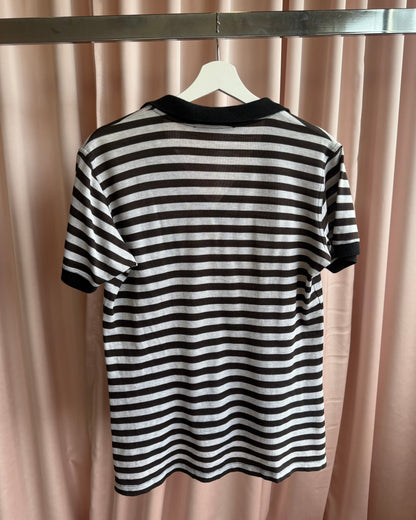 Balenciaga by Nicolas Ghesquière 2006 Striped Polo Shirt