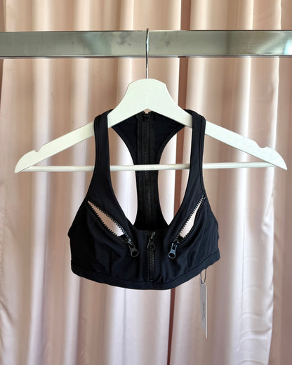 Agent Provocateur Blaize Black Zipper Bikini