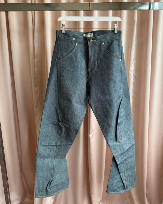 Levi's Engineered Jeans Deadstock Loose Fit Cinch Back Raw Denim
