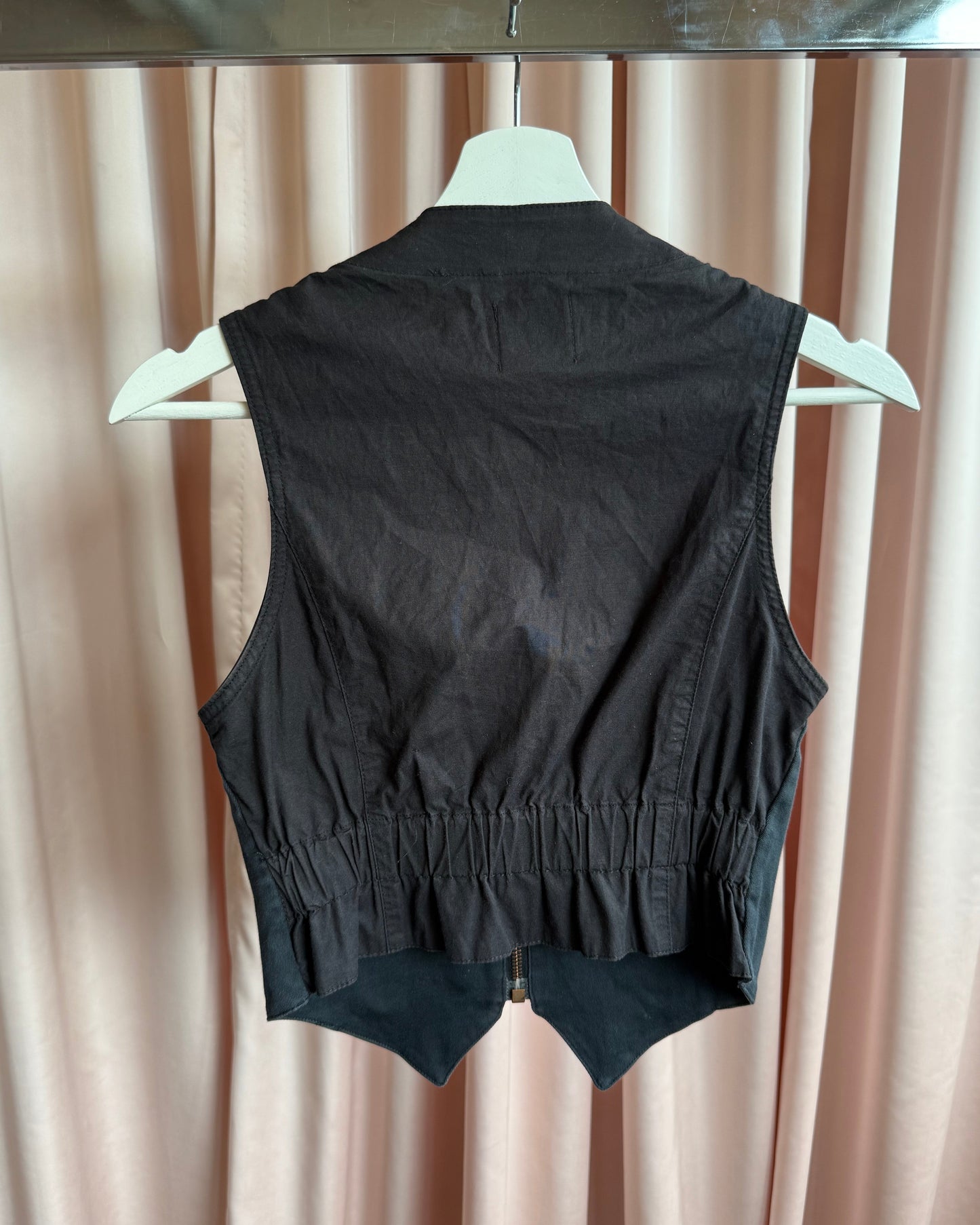1990's Jean Paul Gaultier JPG Logo Zip Up Vest
