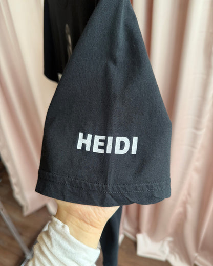 Marc Jacobs "Protect The Skin You're In" Heidi Klum Black T-Shirt