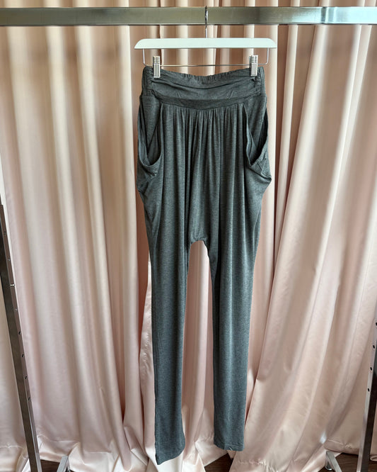 Tsumori Chisato Grey Jersey Harem Inspired Pants