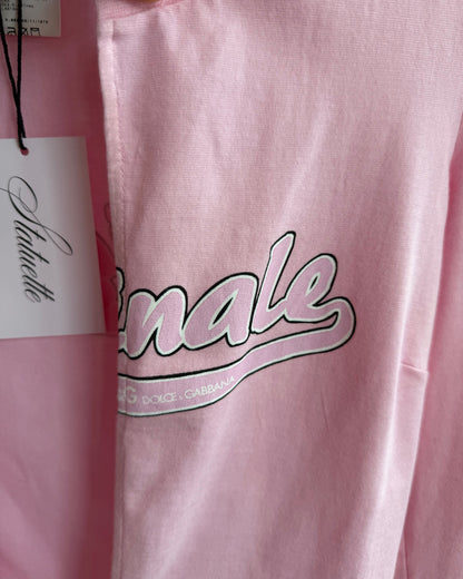 D&G S/S 2002 "Originale" Pink Ballet Long Sleeve Wrap Top
