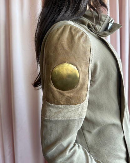 Rick Owens S/S 13 Island Olmar & Mirta Brass Shoulder Silk Jacket