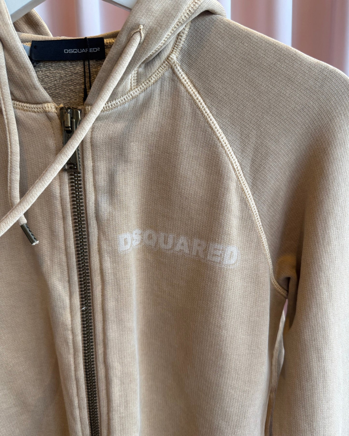 Dsquared² F/W 2007 Tan Zip Up Hoodie