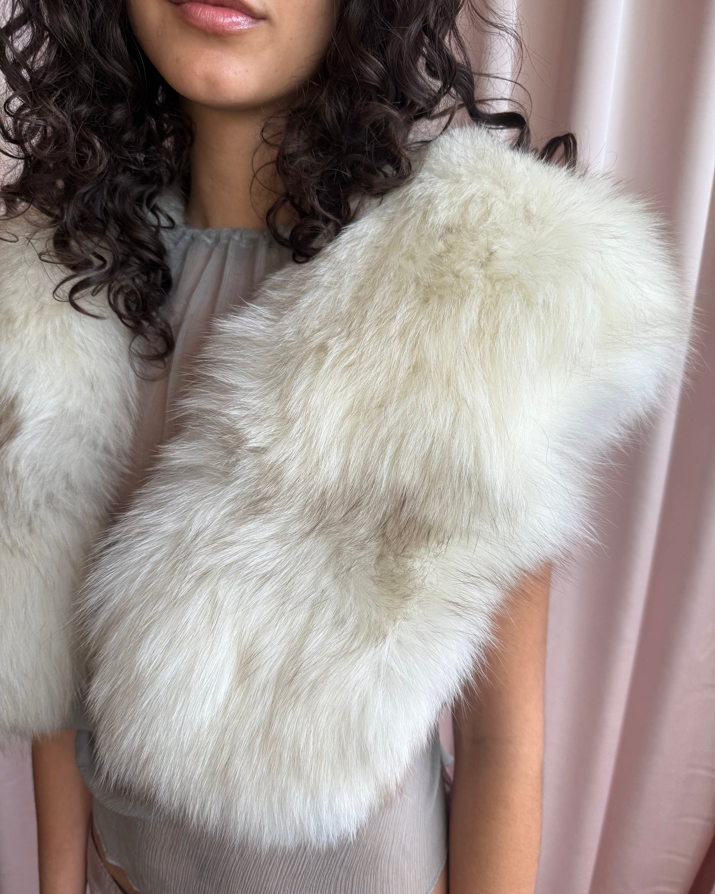Genuine Arctic Fox Fur Stole