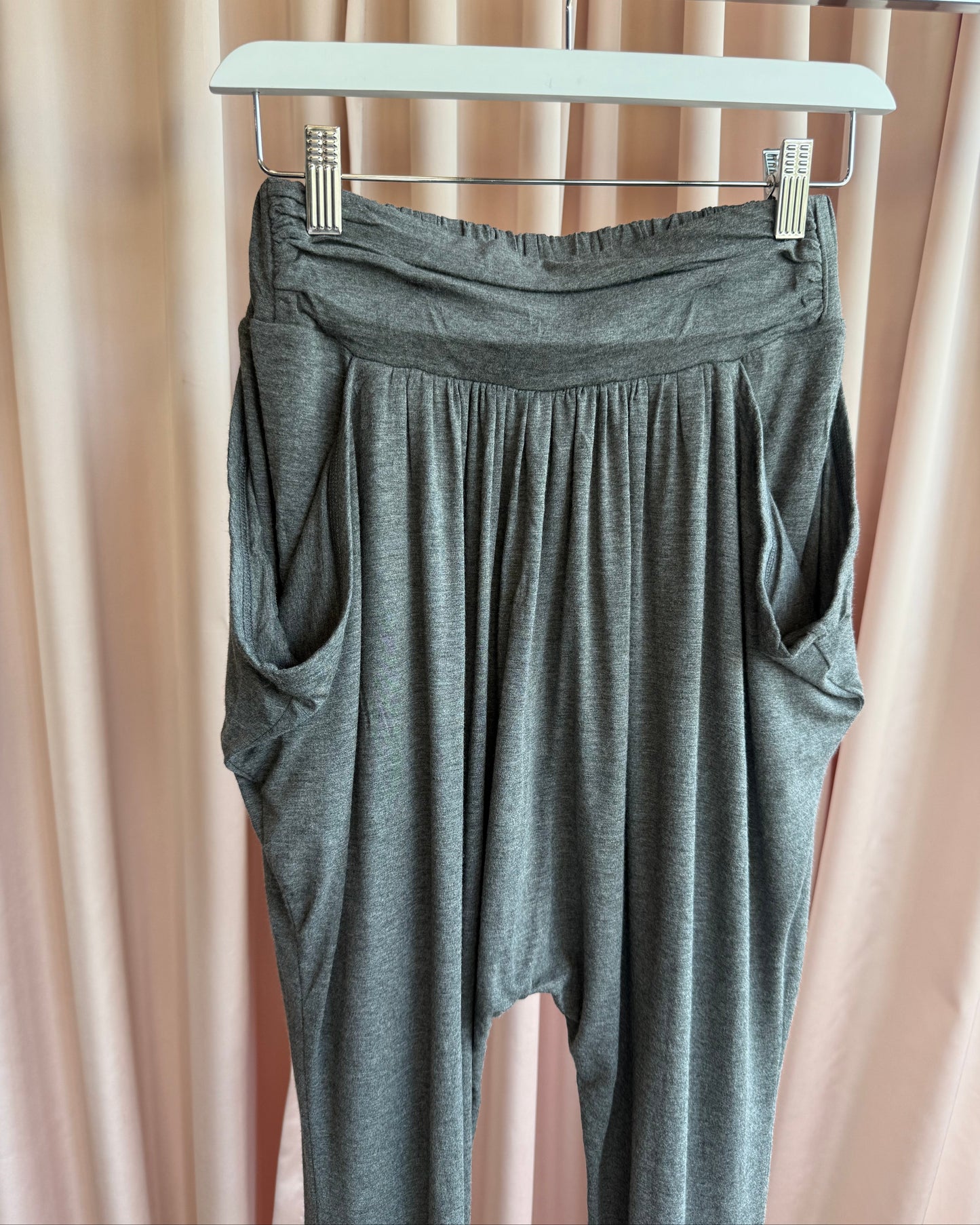 Tsumori Chisato Grey Jersey Harem Inspired Pants
