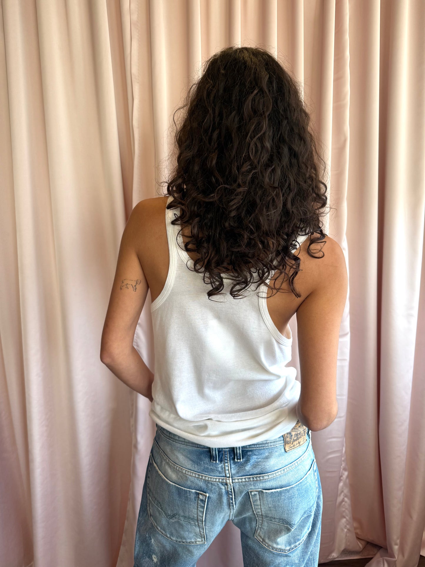 Balenciaga S/S 2006 by Nicolas Ghesquière "Devils in Balenciaga" Beaded Graphic Tank Top