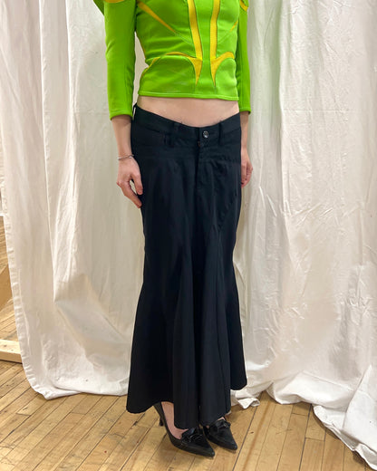 Junya Watanabe F/W 2004 Black Mermaid Maxi Skirt