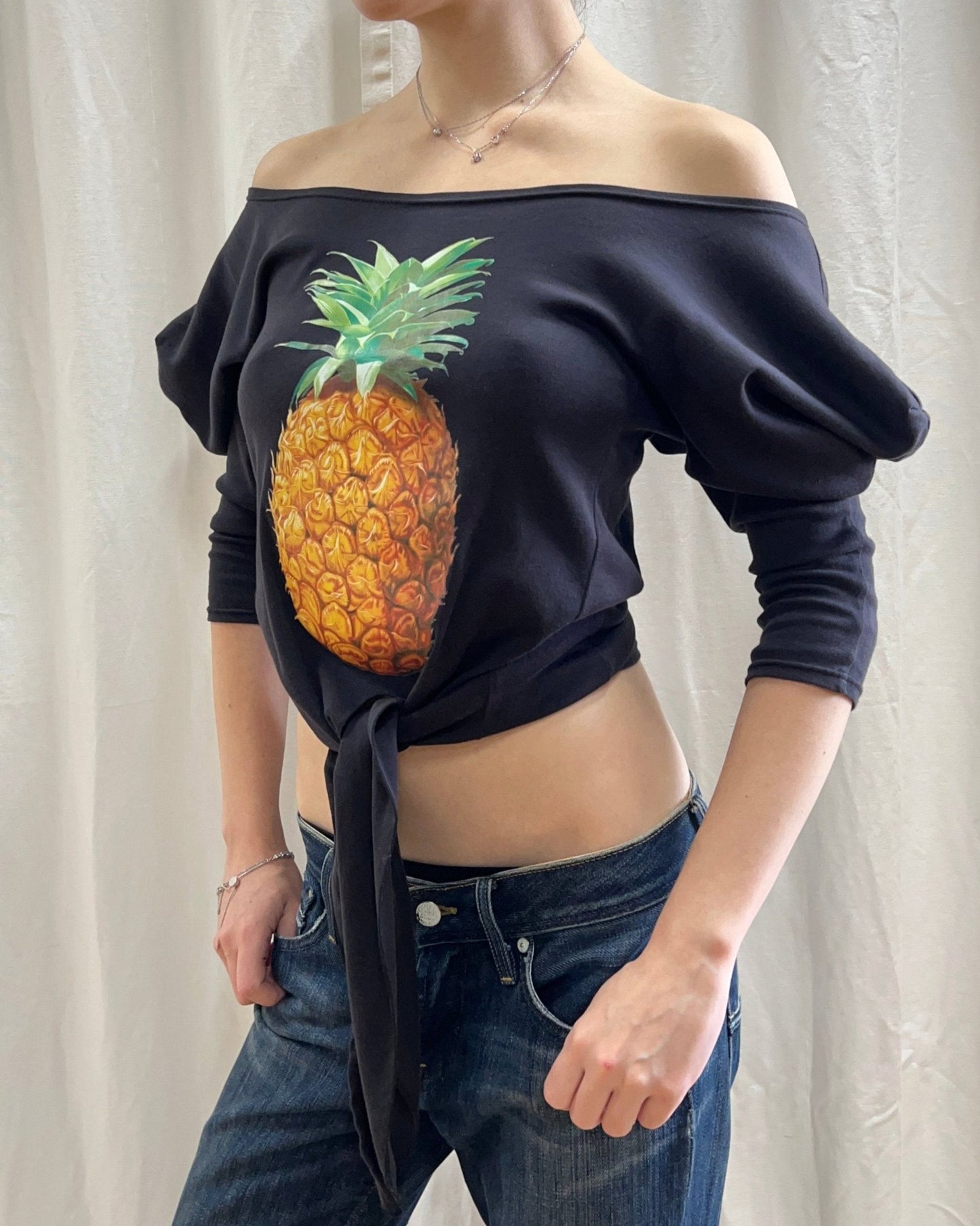 Chloé S/S 2001 Pineapple Print Top