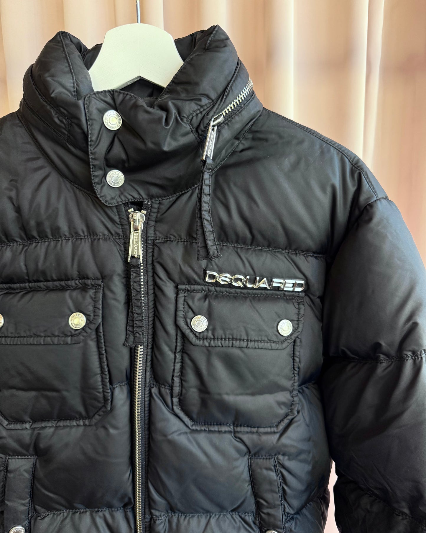 Dsquared² F/W 2006 Black Nylon Goose Down Puffer Jacket
