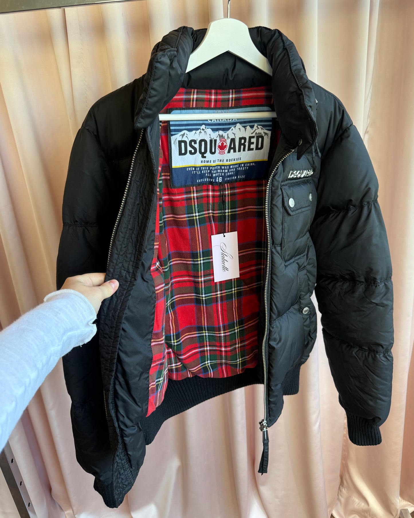 Dsquared² F/W 2006 Black Nylon Goose Down Puffer Jacket
