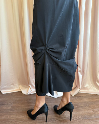 Le Jean De Marithé + François Girbaud Black Mermaid Skirt