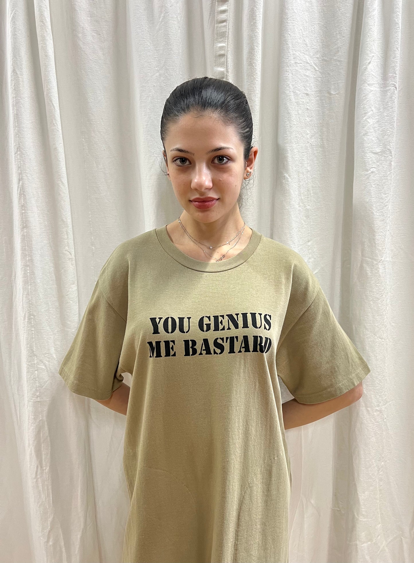 Hysteric Glamour "You Genius Me Bastard" Oversized Pocket Tee