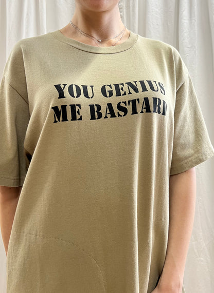 Hysteric Glamour "You Genius Me Bastard" Oversized Pocket Tee