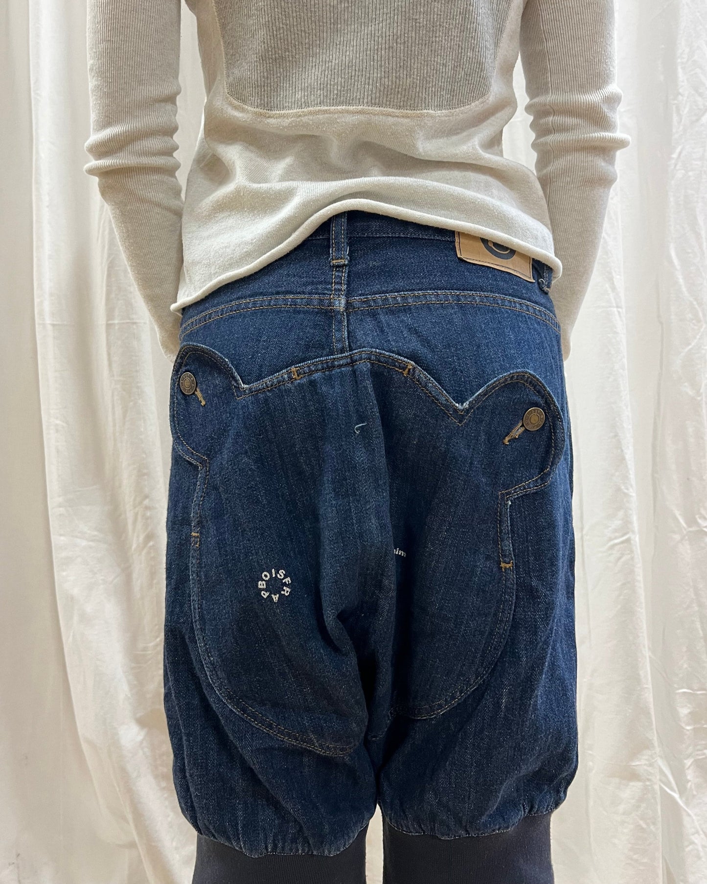 Japanese Brand Teddy Bear Denim Shorts